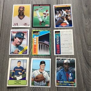 💕9 80s and 90s MLB cards